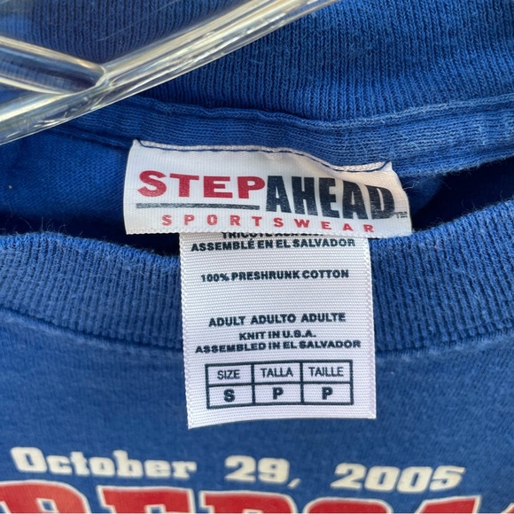 Step Ahead Sportswear 2005 Jayhawks vs Tigers Scoreboard Short Sleeve Tee Small - Picture 4 of 4